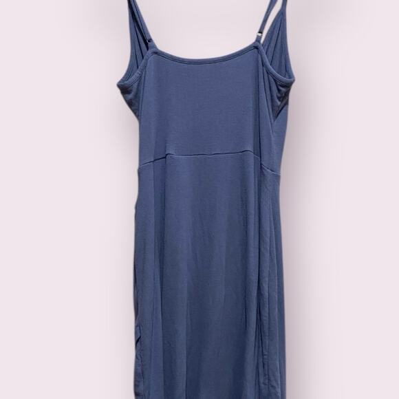 41 Hawthorn Women's Fraidy Knit Blue Surplice Dress Size Medium - Picture 3 of 9